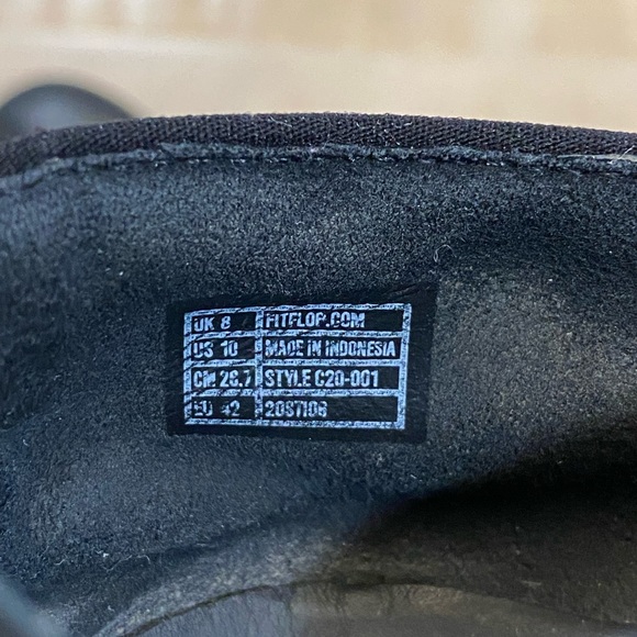 Fitflop Womens black loader slipper shoes tassel well worn - Picture 8 of 9